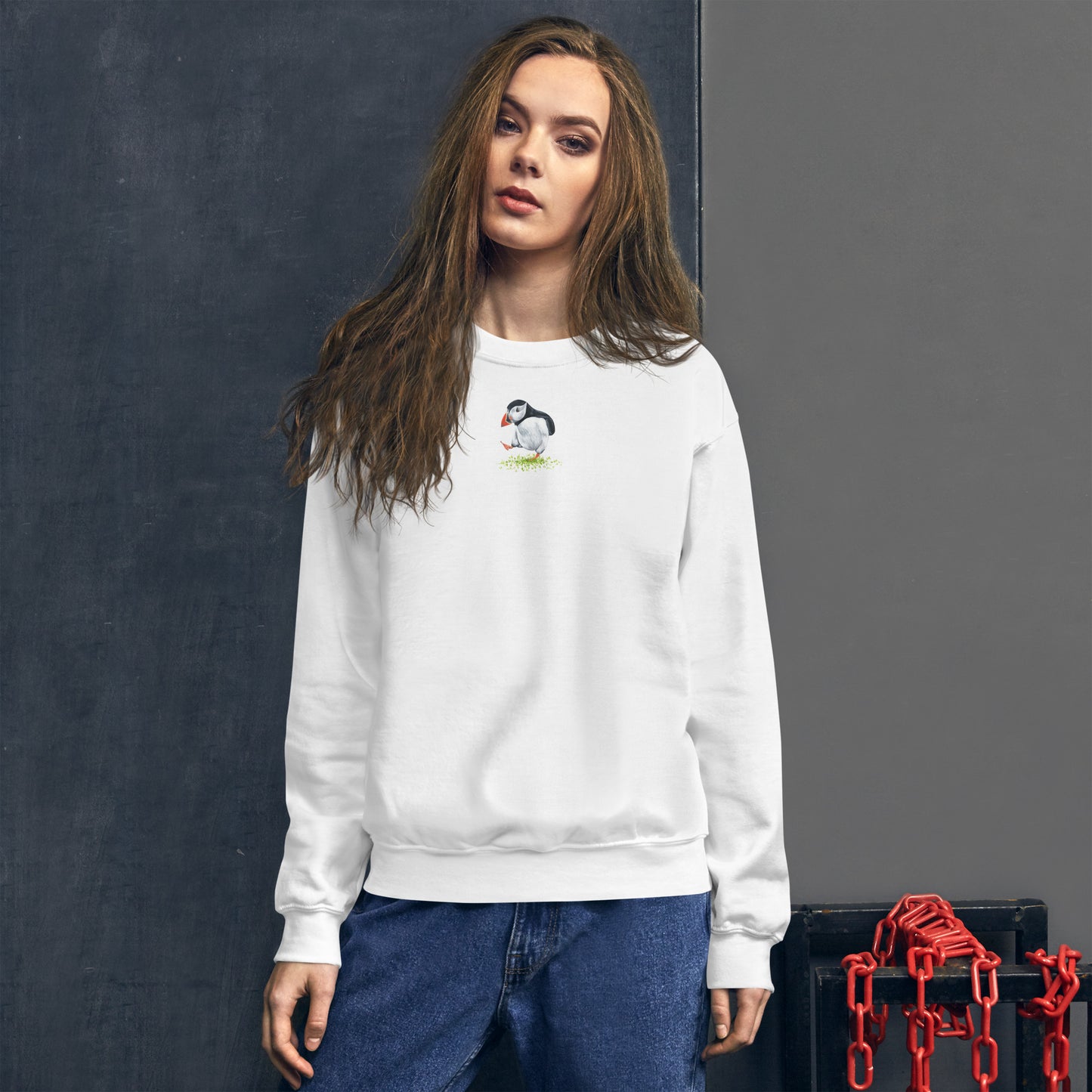 Dancing Puffin Sweater | Puffin Lover Gift