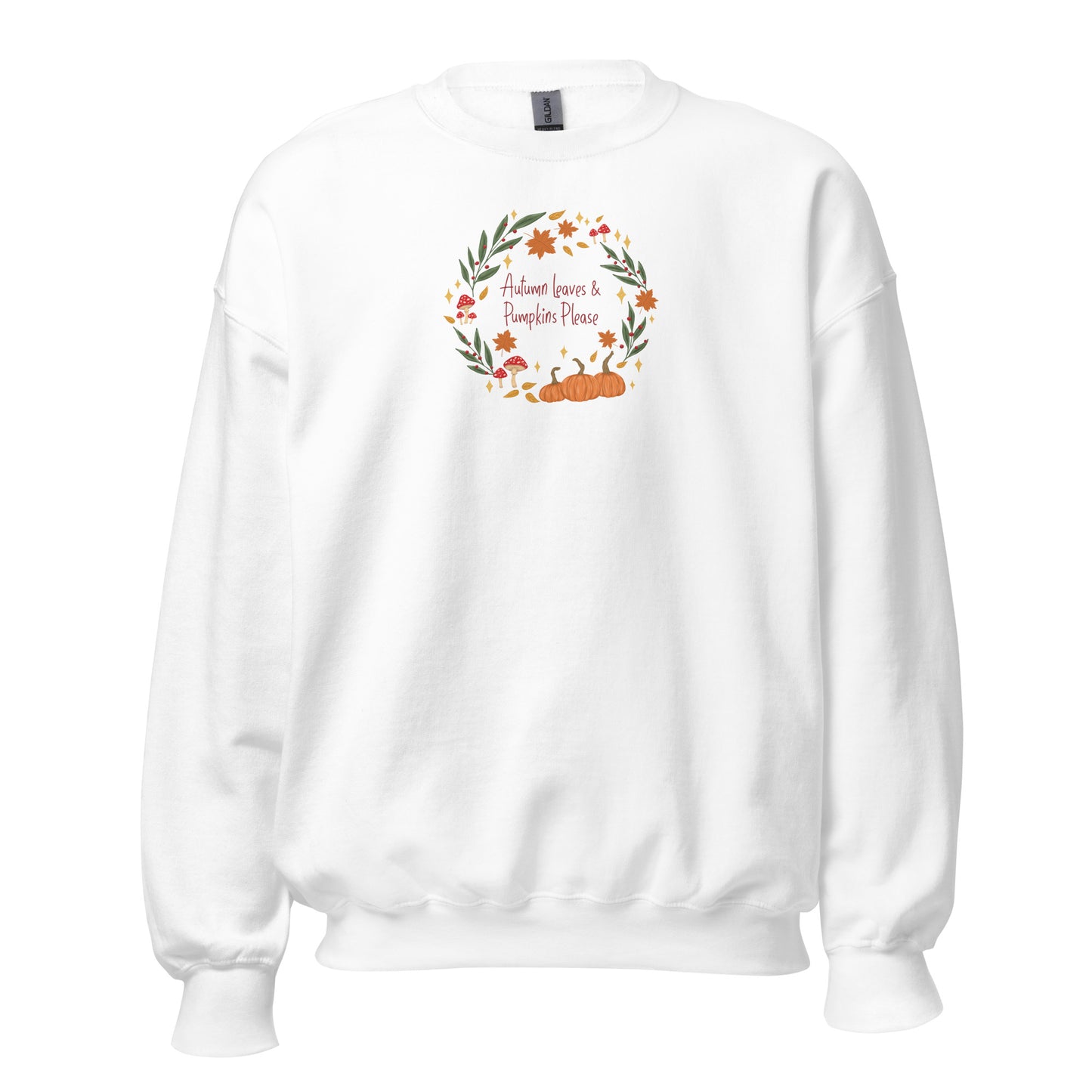 Autumn Wreath Jumper | Autumn Leaves and Pumpkins Please