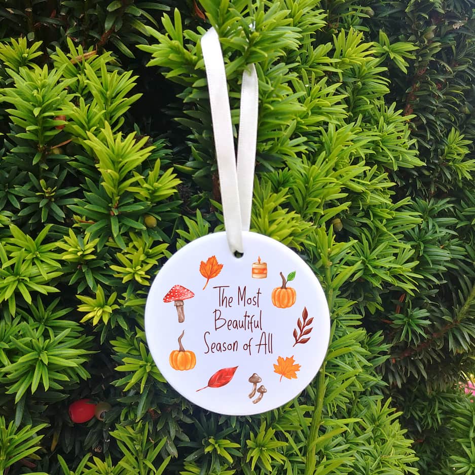 Autumnal Decoration | Ceramic Hanging Ornament