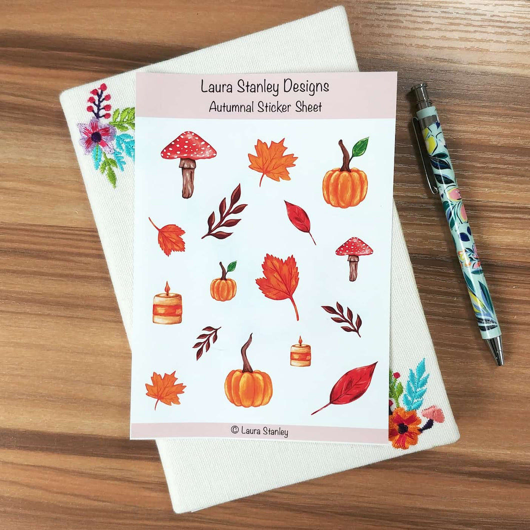 Autumnal Sticker Sheet