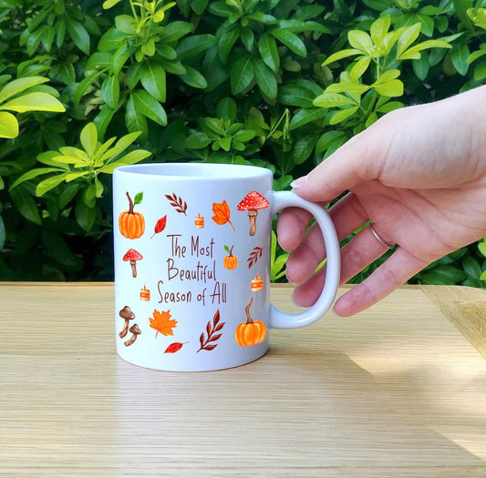 Autumnal Stay Cosy Ceramic Mug | The Most Beautiful Season of All