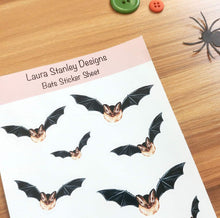 Load image into Gallery viewer, Bats Sticker Sheets | Halloween Themed Stickers
