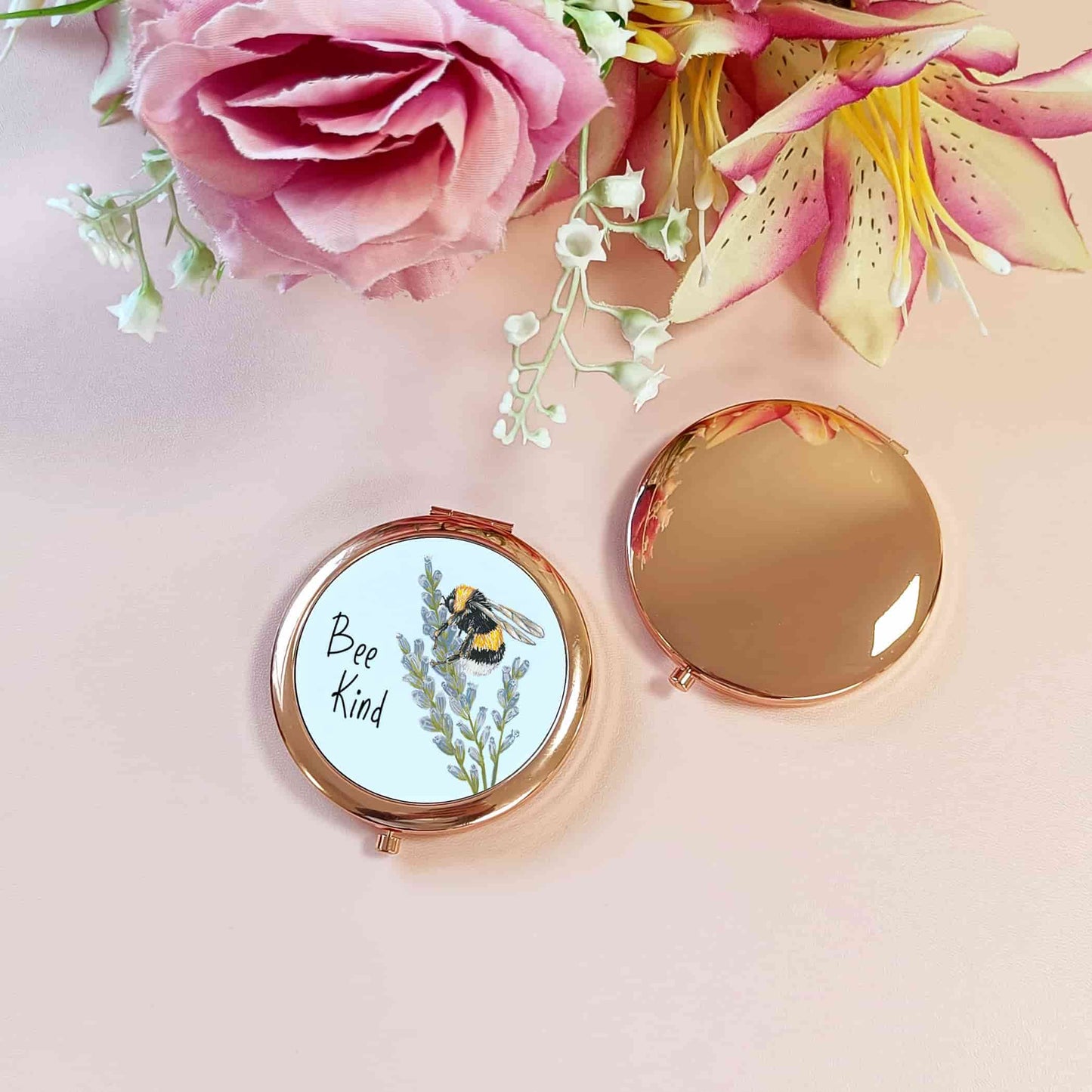 Bee Happy Compact Mirror