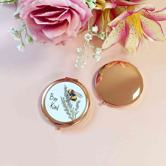 Bee Happy Compact Mirror