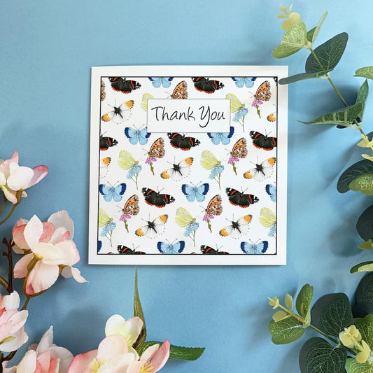 Butterfly Thank You Card