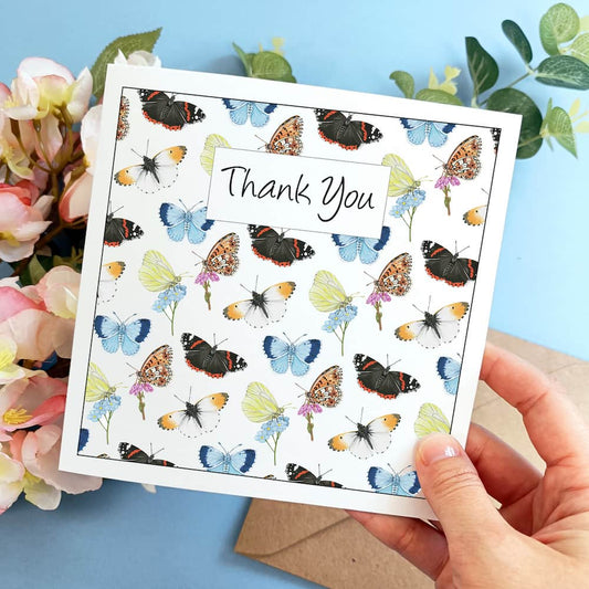 Butterfly Thank You Card