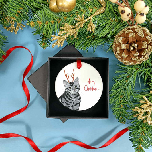 Cat Christmas Tree Decoration