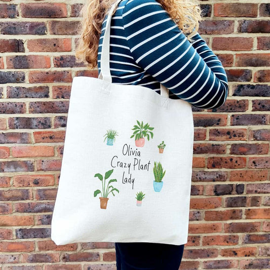 Crazy Plant Lady Tote Bag