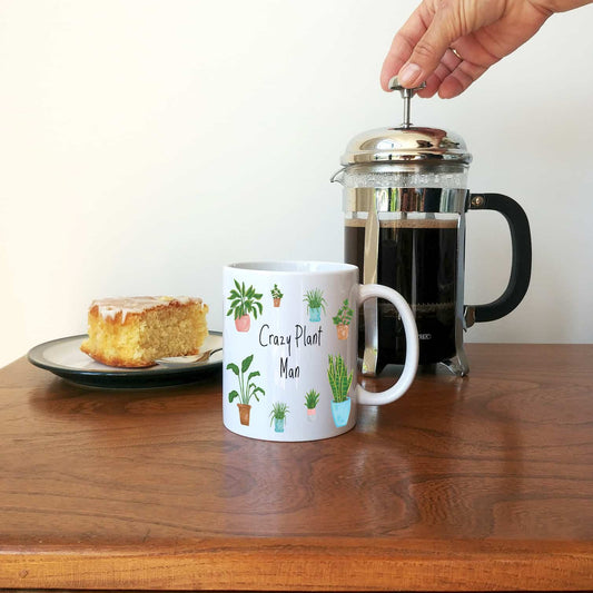 Personalised Crazy Plant Lady Mug