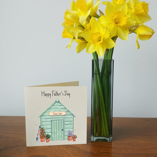 Personalised Garden  Shed Father's Day Card
