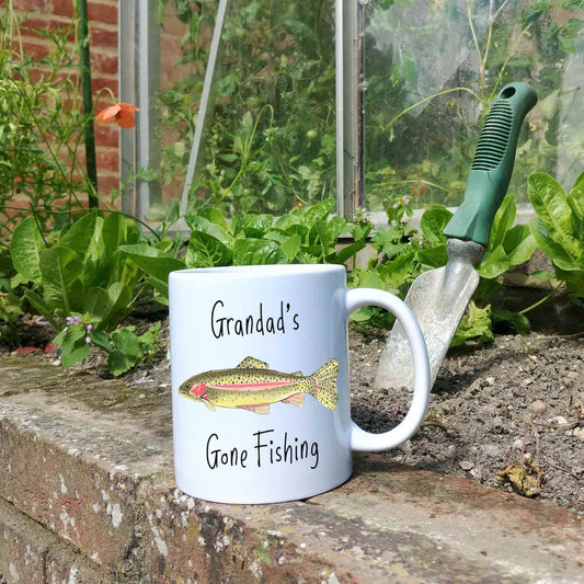 Personalised Fishing Mug | Rainbow Trout Fish