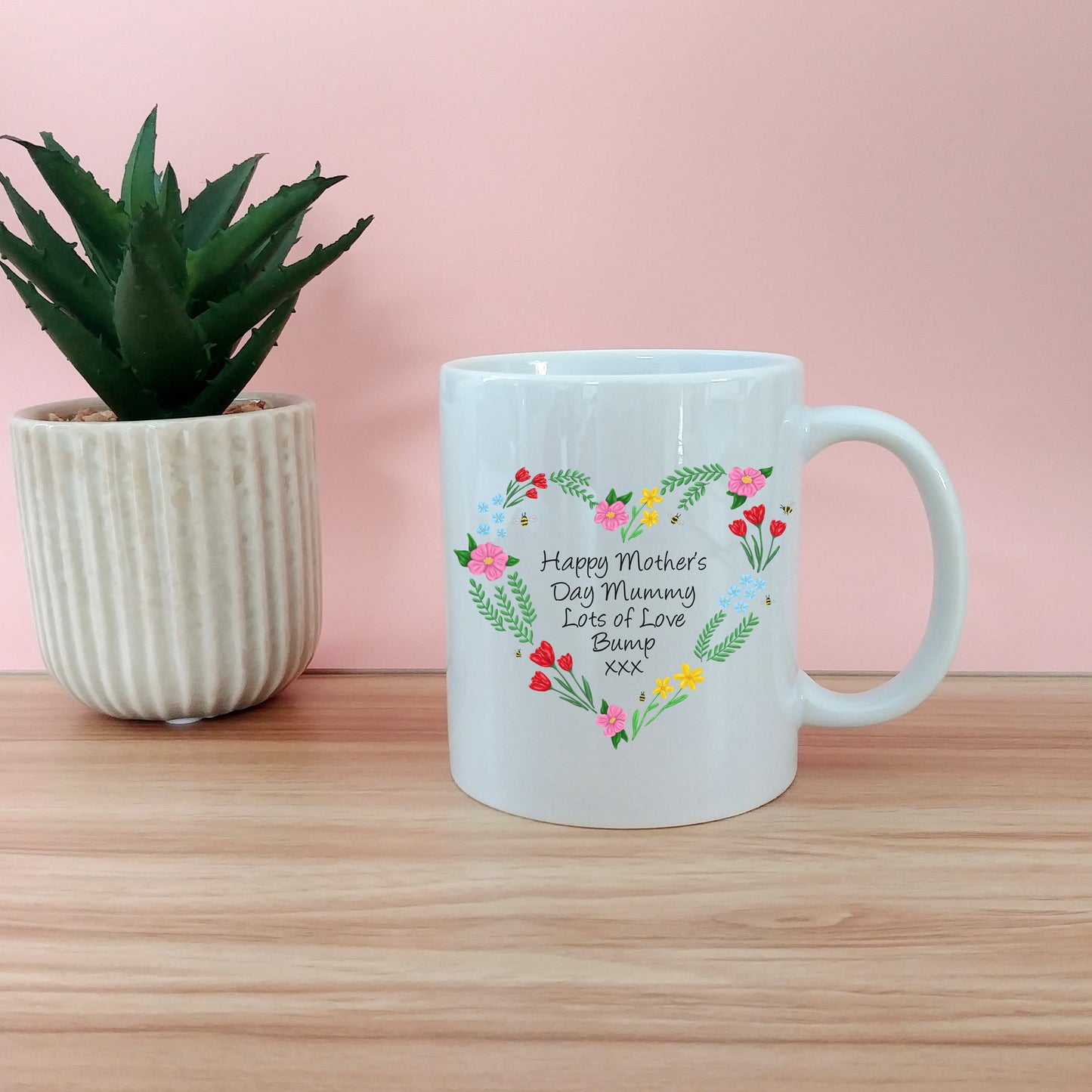 Personalised Floral Mother's Day Mug