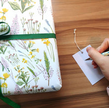 Load image into Gallery viewer, Woodland Flowers Gift Wrap and Tag Set
