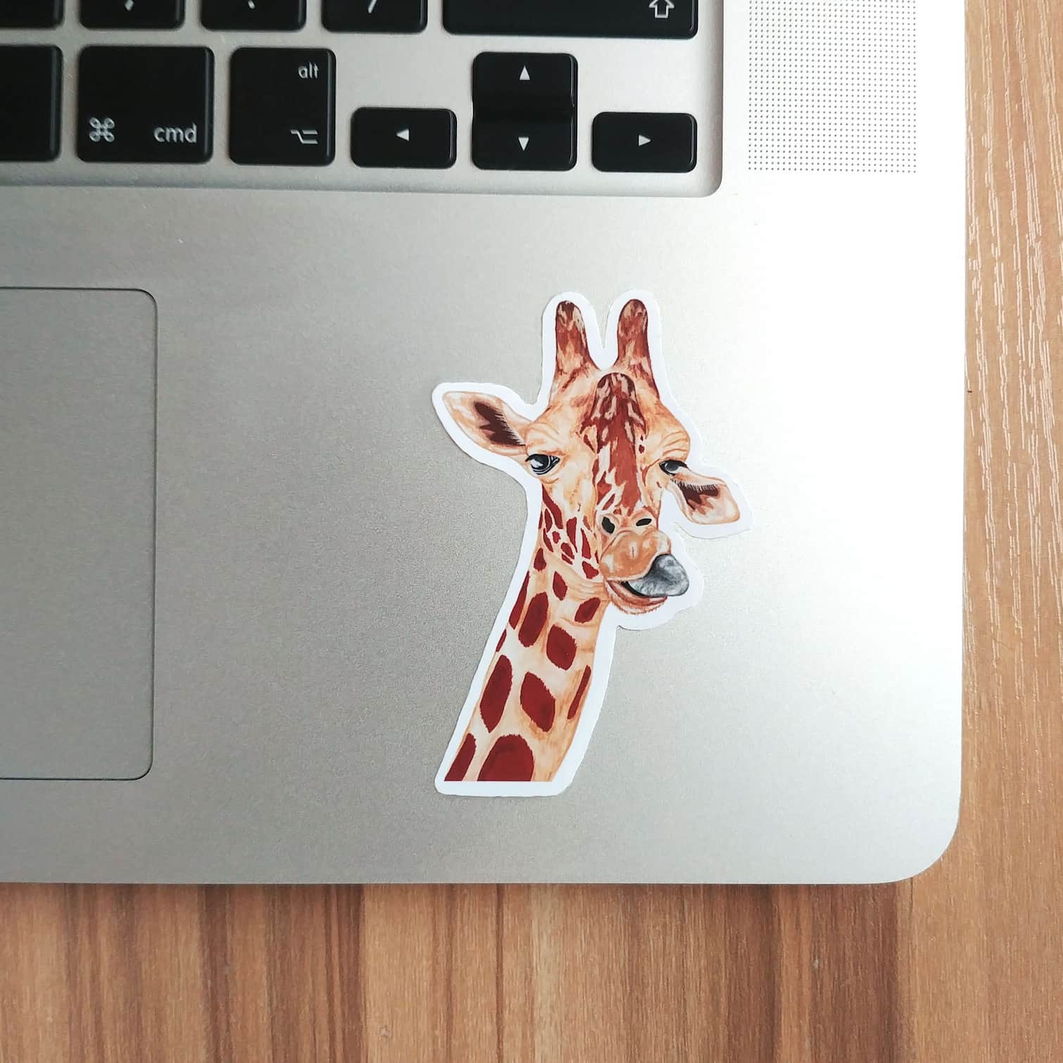 Giraffe Vinyl Sticker โ Laura Stanley Designs