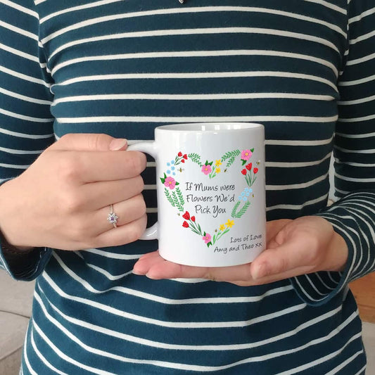 Personalised If Mums Were Flowers Mug