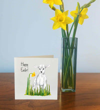Load image into Gallery viewer, Personalised Lamb Easter Card | Cute Little Lamb Greetings Card
