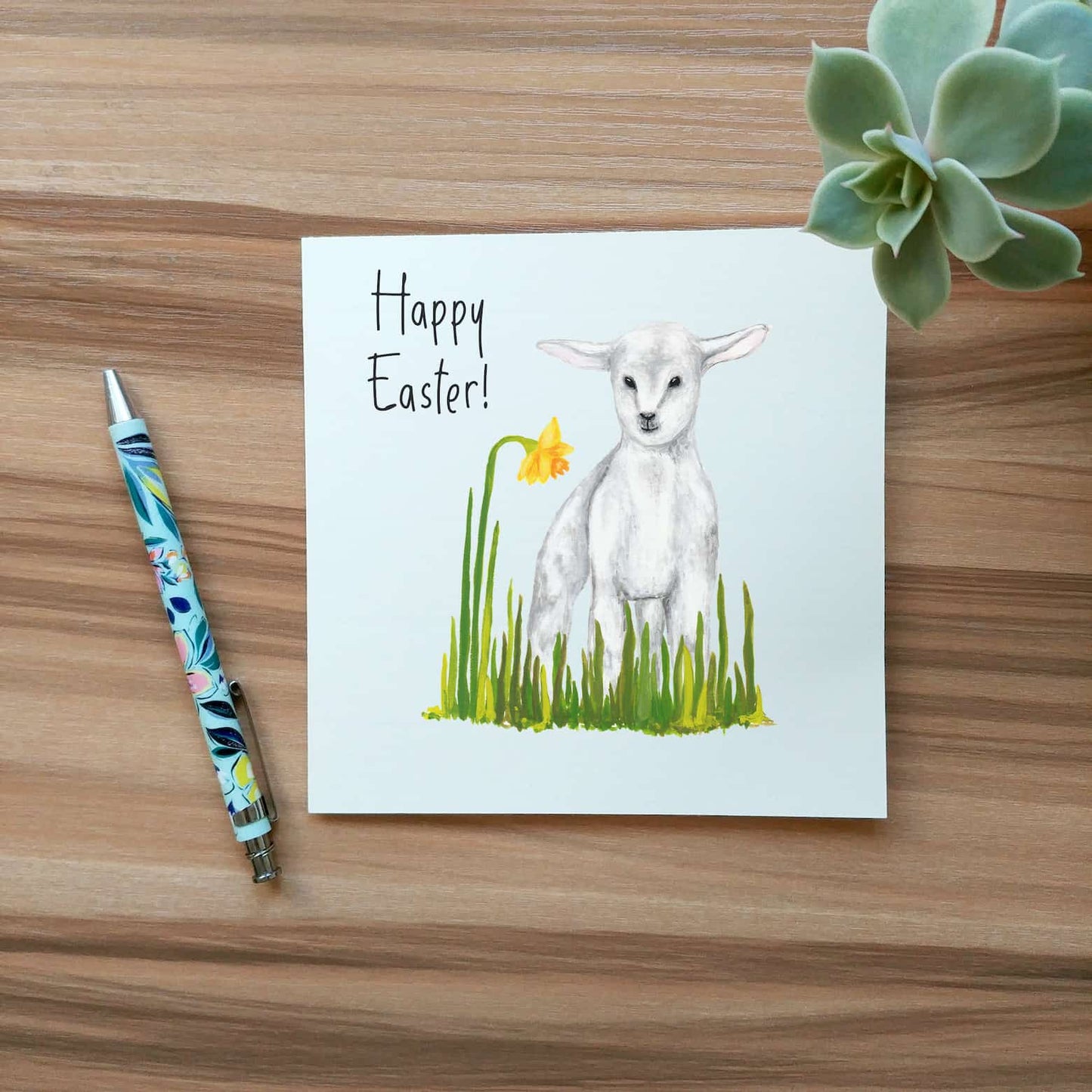 Personalised Lamb Easter Card | Cute Little Lamb Greetings Card
