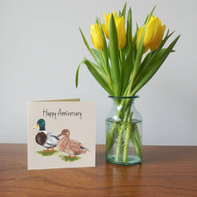 Load image into Gallery viewer, Mallard Ducks Anniversary Card
