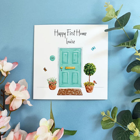 Personalised New Home Card