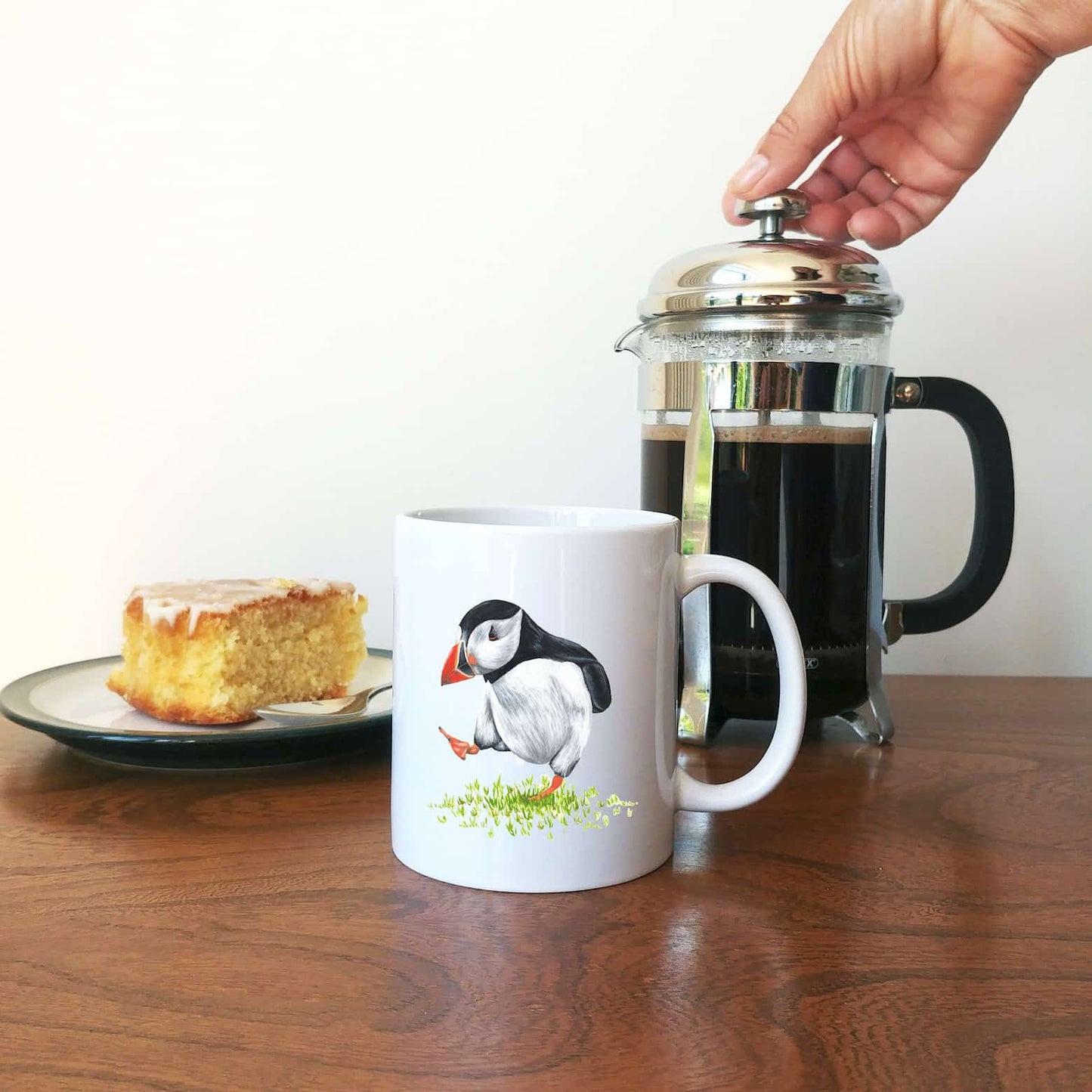 Personalised Puffin Custom Mug