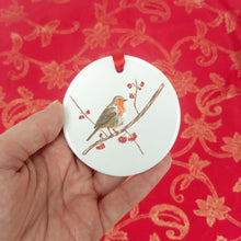 Load image into Gallery viewer, Robin Christmas Tree Decoration | Robins Appear When Loved Ones Are Near
