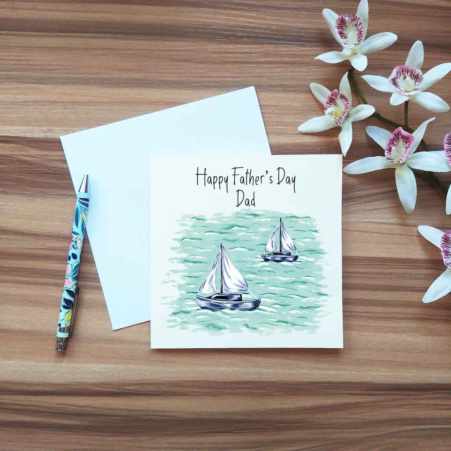Sailing Boats Father's Day Card