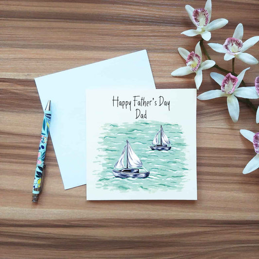 Sailing Boats Father's Day Card