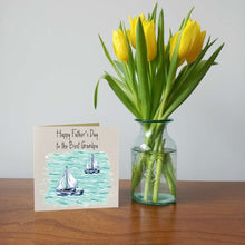 Load image into Gallery viewer, Sailing Boats Father&#39;s Day Card
