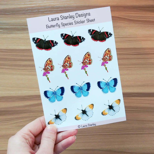 Butterfly Planner Sticker Sheet