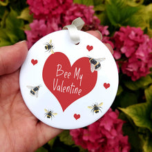 Load image into Gallery viewer, Valentine&#39;s Day Bee Ceramic Decoration
