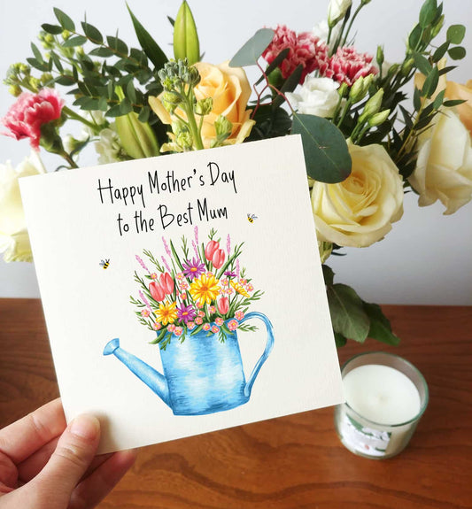 Personalised Floral Mother's Day Card